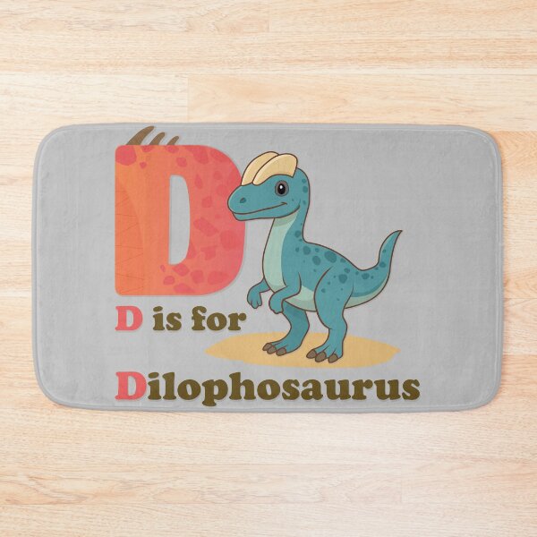 Item preview, Dinosaur Alphabet Poster - D is for Dilophosaurus | Cute Kids Room Decor designed and sold by FilizDesigner.