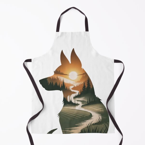 Item preview, Forest Spirit Dog Double Exposure designed and sold by ShadowAndSlate.