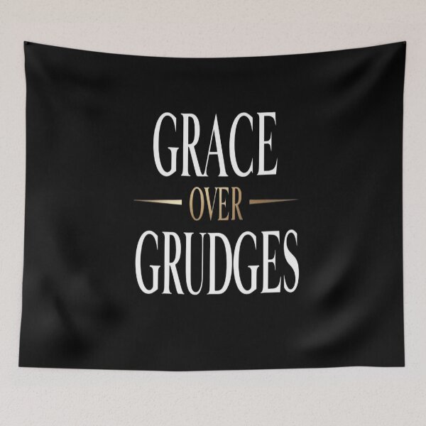 Item preview, Grace Over Grudges Inspirational Quote Design – Positive Mindset Art & Gift designed and sold by Aspireall.