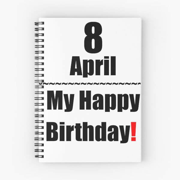 Item preview, 8 de abril Cumpleaños designed and sold by ariksworld.