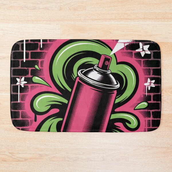 Item preview, Graffiti Spray Can Urban Art designed and sold by ShadowAndSlate.