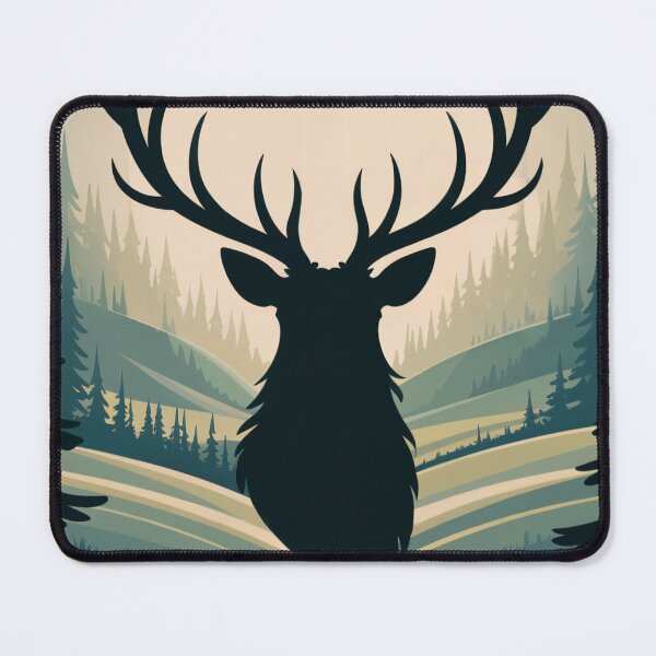 Item preview, Majestic Stag Forest Spirit Serenity designed and sold by ShadowAndSlate.