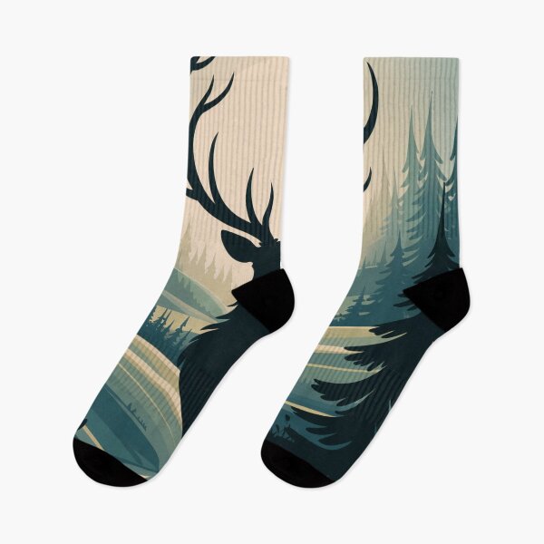 Item preview, Majestic Stag Forest Spirit Serenity designed and sold by ShadowAndSlate.