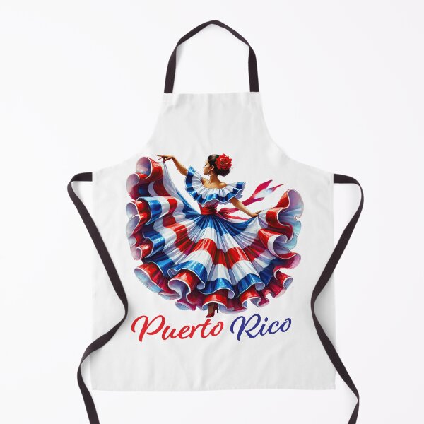 Item preview, Puerto Rico Traditional Dancer in Flag Colors Dress Gifts designed and sold by Maniutek.