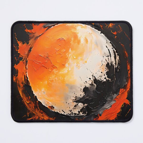 Item preview, Inferno Moon – Fiery Lunar Art designed and sold by WiccaJourney.