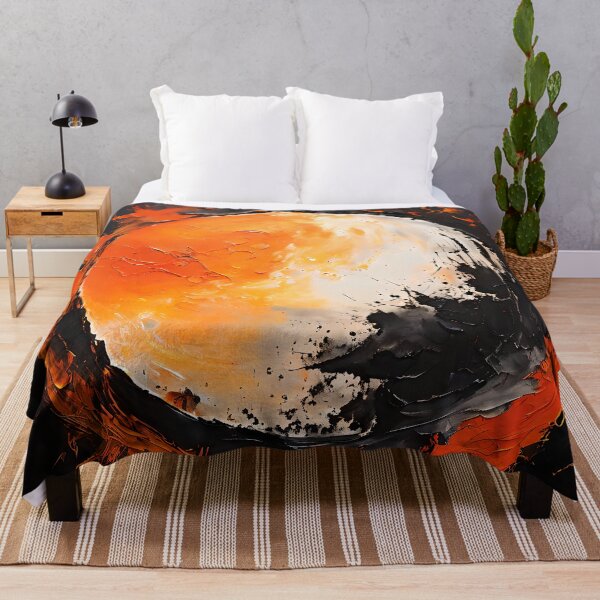 Item preview, Inferno Moon – Fiery Lunar Art designed and sold by WiccaJourney.
