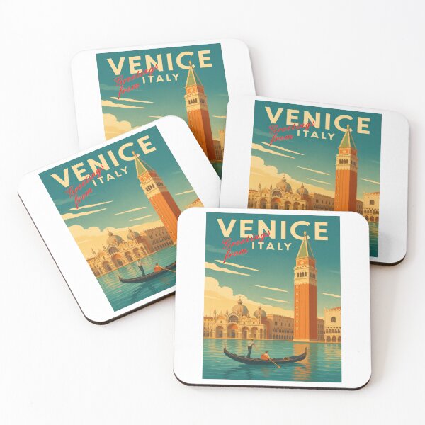 Item preview, CAMPANILE DI SAN MARCO – Venice Italy Retro Travel Designs designed and sold by Earth Celebration Designs.