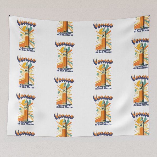 Item preview, CAMPANILE DI SAN MARCO – Venice Italy Retro Travel Designs designed and sold by Earth Celebration Designs.