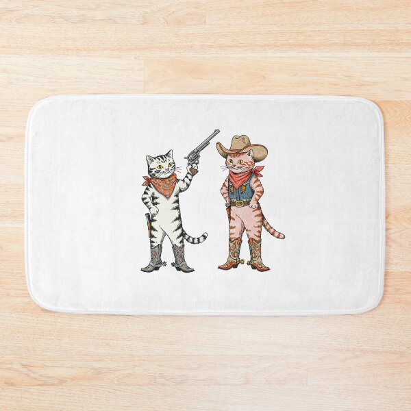 Item preview, Cowboy Cats with Pistols and Hats designed and sold by TeeARTHY.