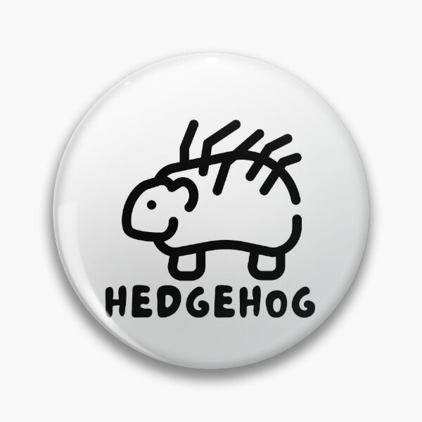 Artikelvorschau, Minimalistische primitive Strichzeichnung eines Igels entworfen und verkauft von CleanDecor.