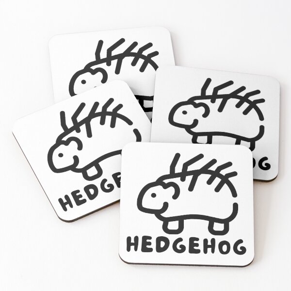 Artikelvorschau, Minimalistische primitive Strichzeichnung eines Igels entworfen und verkauft von CleanDecor.