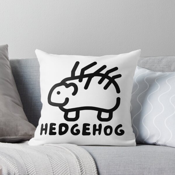Artikelvorschau, Minimalistische primitive Strichzeichnung eines Igels entworfen und verkauft von CleanDecor.