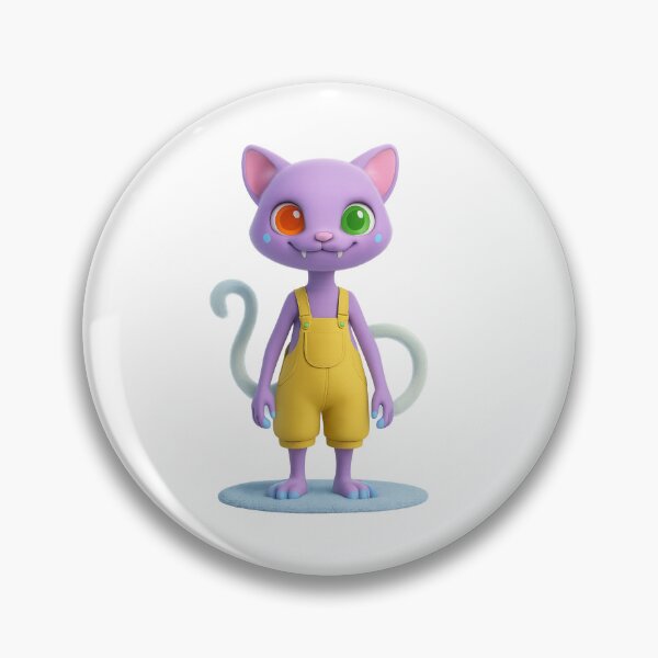 Item preview, Cute monster cat designed and sold by FraktalMoods.