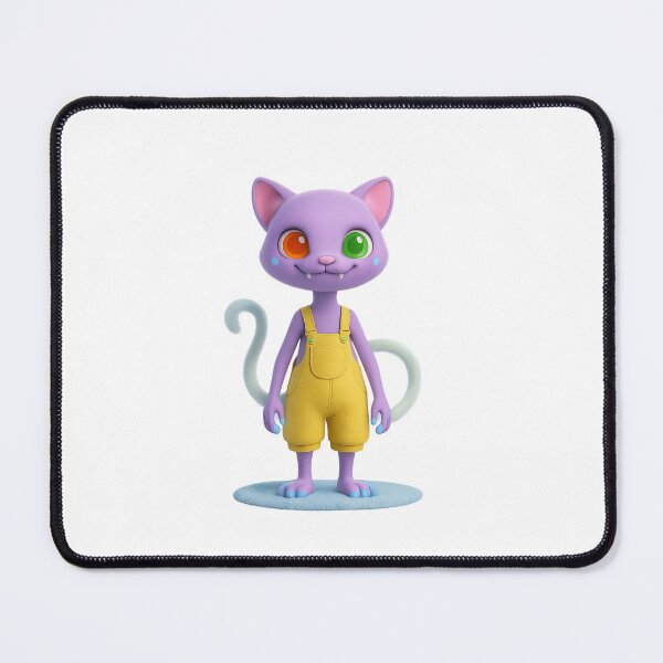 Item preview, Cute monster cat designed and sold by FraktalMoods.