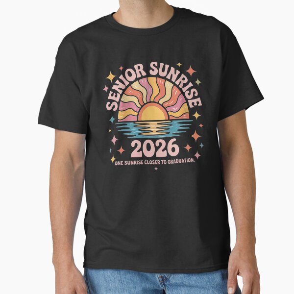 Item preview, Senior Sunrise 2026 Retro Sunset Graduation Countdown Design designed and sold by love3617.
