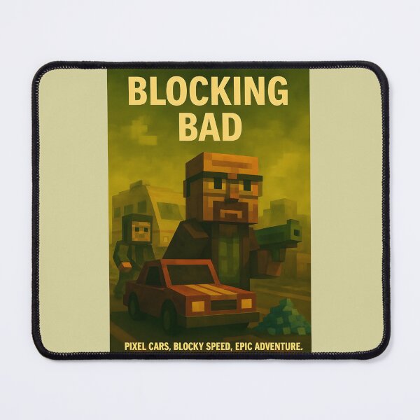 Item preview, BLOCKING BAD – Pixel Art Parody of Breaking Bad in Minecraft Style designed and sold by WhisperFrame.