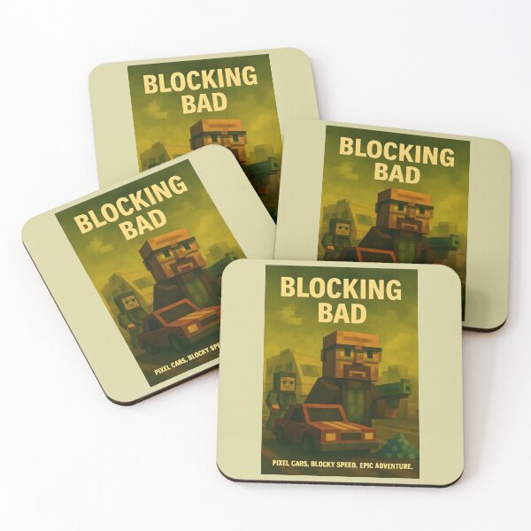 Item preview, BLOCKING BAD – Pixel Art Parody of Breaking Bad in Minecraft Style designed and sold by WhisperFrame.