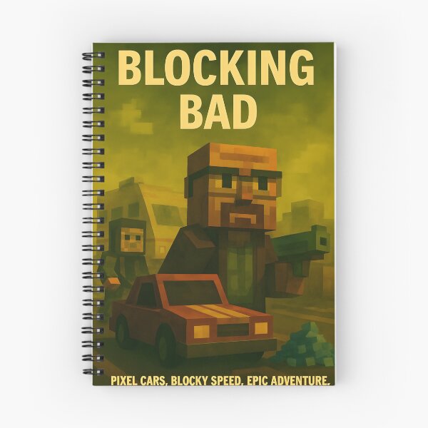 Item preview, BLOCKING BAD – Pixel Art Parody of Breaking Bad in Minecraft Style designed and sold by WhisperFrame.
