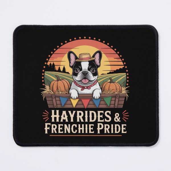 Item preview, Hayrides & Frenchie Pride designed and sold by theartfulaspie.