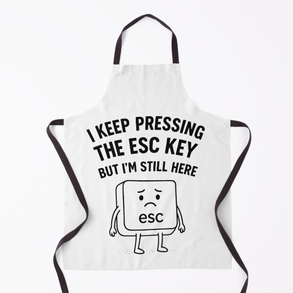 Item preview, I Keep Pressing Esc But I’m Still Here – Funny Computer T-Shirt designed and sold by Sventek.