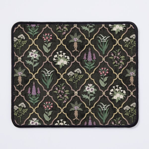 Item preview, Poisonous Plants traditional trellis - soft black designed and sold by misentangled.