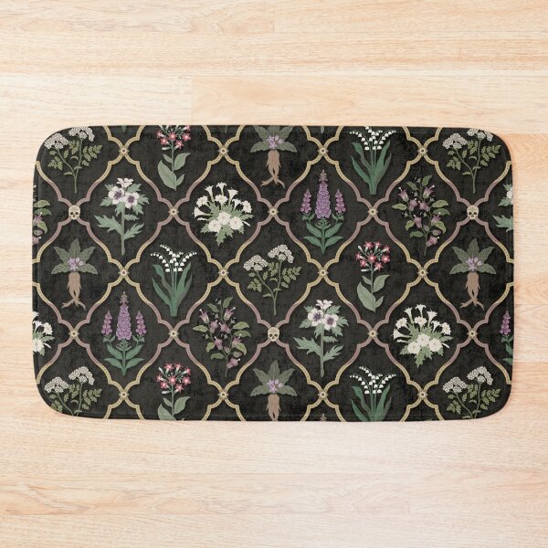 Item preview, Poisonous Plants traditional trellis - soft black designed and sold by misentangled.