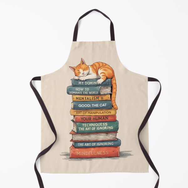 Item preview, Cat reading a books, relax and read, Chill Like a Cat, cats and books lovers designed and sold by Collagedream.
