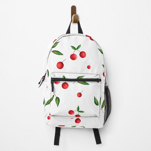 Item preview, Watercolor Red Cherries- Hand-painted Fruit Art Fresh Fruit Seamless Pattern Design designed and sold by My Favorite Store.