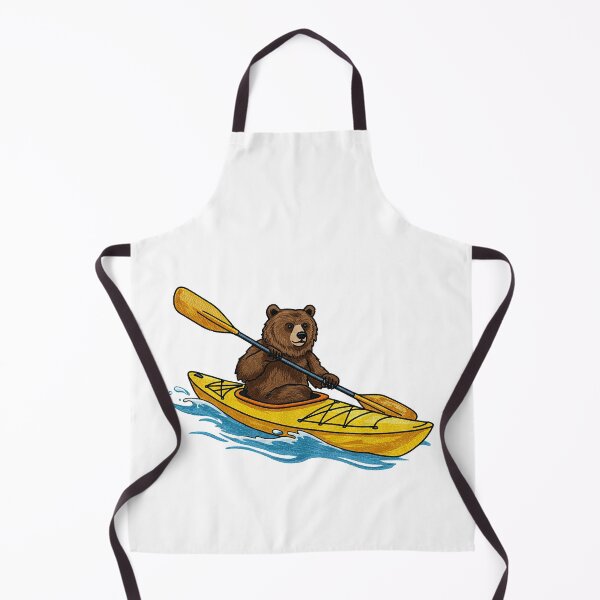 Item preview, Bear Kayaking Down a River designed and sold by TeeARTHY.