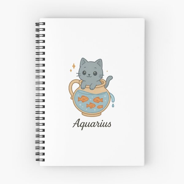 Item preview, Aquarius cute cat designed and sold by Meowverse shop.