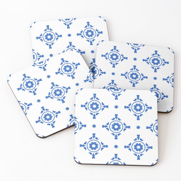 Item preview, Blue Flower, Mediterranean Ceramic, Portuguese Tiles Azulejo designed and sold by CHERRY--SHOP.