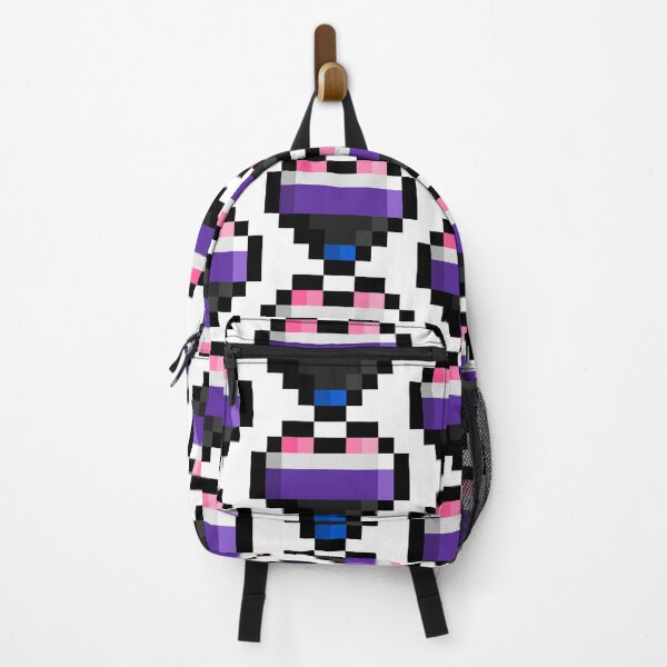 Item preview, Genderfluid Pixel Heart Pride Flag designed and sold by HarveyHandcraftsandDesigns.
