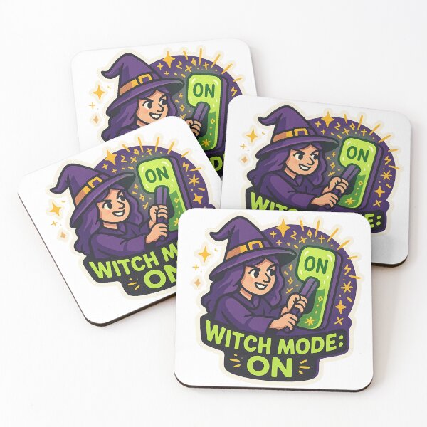 Item preview, Witch Mode: ON – Funny Witch Design designed and sold by Cheerioza.