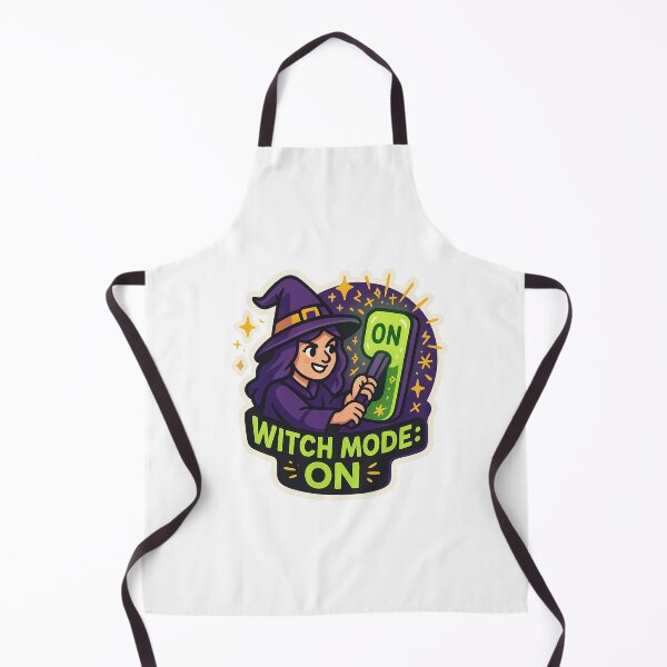Item preview, Witch Mode: ON – Funny Witch Design designed and sold by Cheerioza.