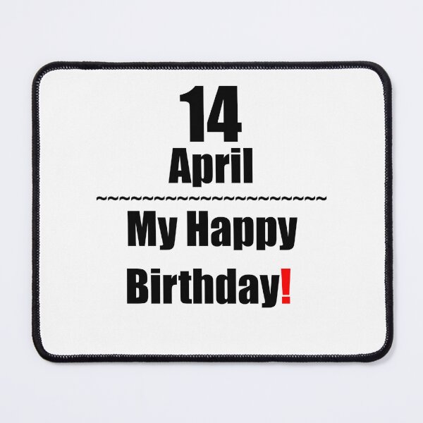 Item preview, 14 April Birthday designed and sold by ariksworld.