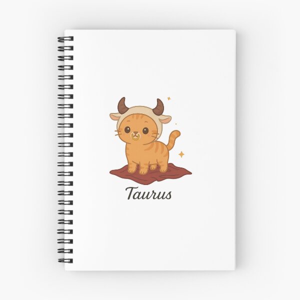Item preview, Taurus cute cat  designed and sold by Meowverse shop.