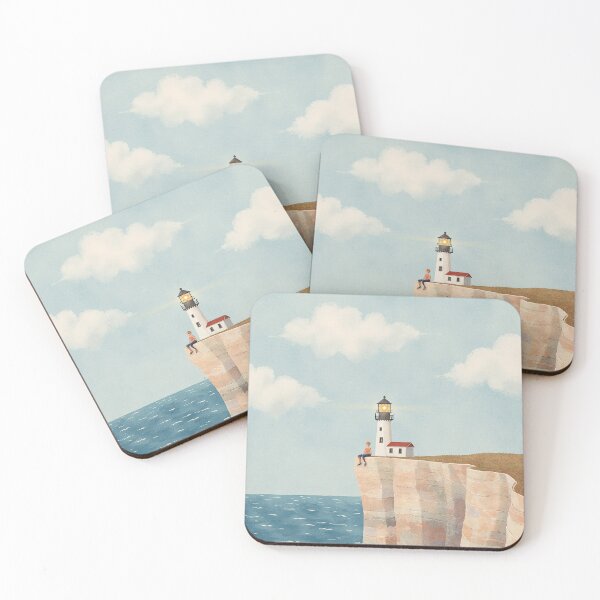 Item preview, Cliffside Moments by the Lighthouse designed and sold by Whimsical Hug.