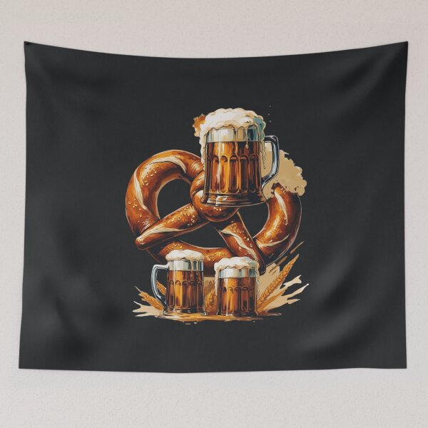 Item preview, German Festival Pretzel Stein Celebration designed and sold by Zakrytos ★★★★★.