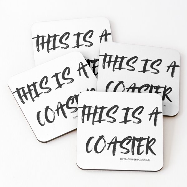 Item preview, This is a Coaster... The Simple Collection designed and sold by StuffbyRob.