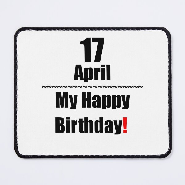 Item preview, 17 April Birthday designed and sold by ariksworld.