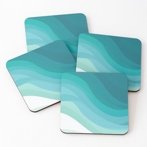 Item preview, Green wave pattern designed and sold by saly55887.