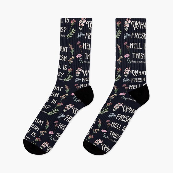 Item preview, Dorothy Parker quote: What fresh hell is this? designed and sold by artbleed.