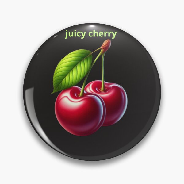 Item preview, Juicy Cherry Illustration – Realistic Red Cherries Artwork designed and sold by Ulla22.