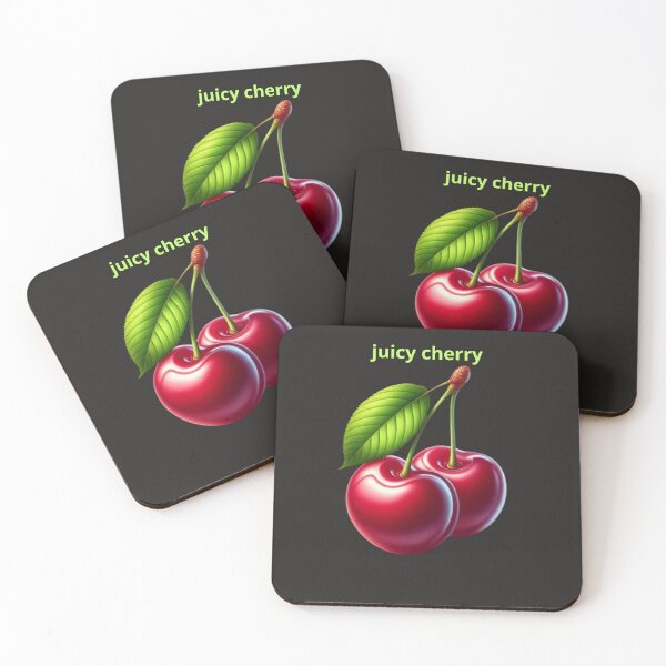 Item preview, Juicy Cherry Illustration – Realistic Red Cherries Artwork designed and sold by Ulla22.