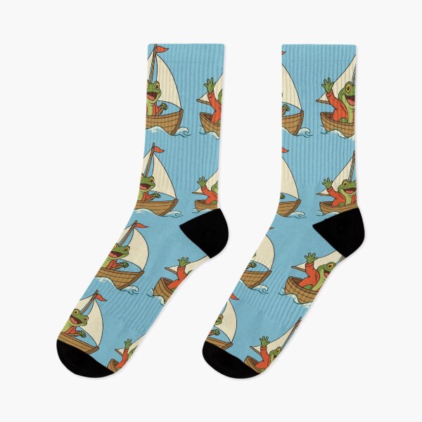 Item preview, Captain Frog's Cheerful Sailing Adventure designed and sold by IraBum.