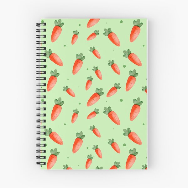 Item preview, Watercolor Carrots – Hand-Painted Seamless Vegetable Pattern Kawaii Illustration designed and sold by My Favorite Store.