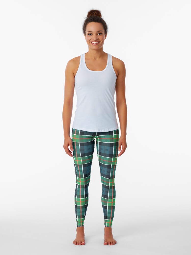 girls plaid leggings