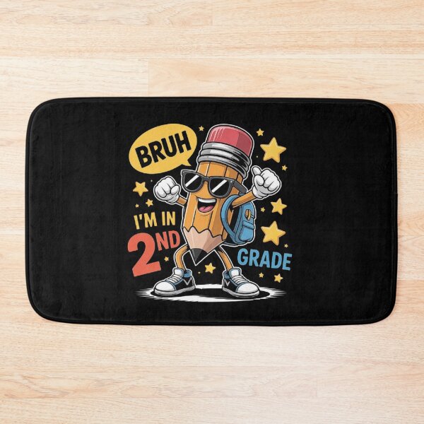 Item preview, Funny Bruh I’m in 2nd Grade Cool Pencil Cartoon Back to School designed and sold by love3617.