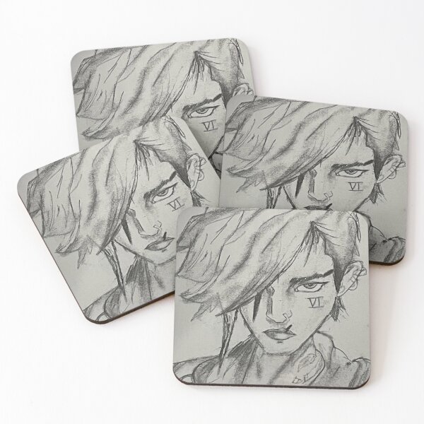 Item preview, Battle-Hardened – Monochrome Pencil Portrait  designed and sold by Luhxyraa.