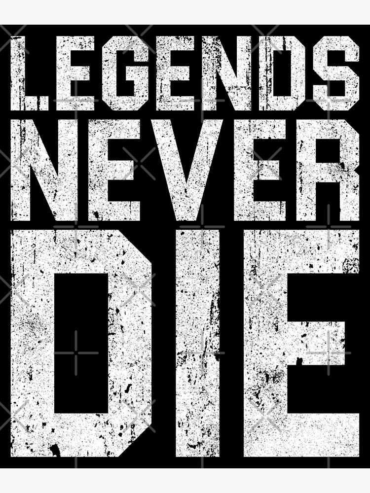 Legends Never Die Framed On Paper Print & Reviews